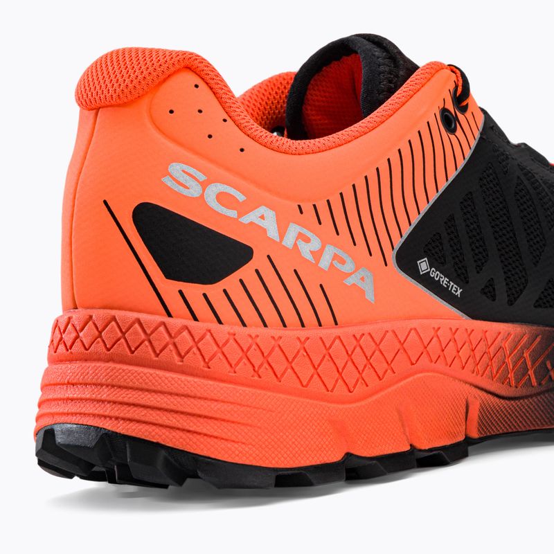 Pánska bežecká obuv SCARPA Spin Ultra black/orange GTX 33072-200/1 8