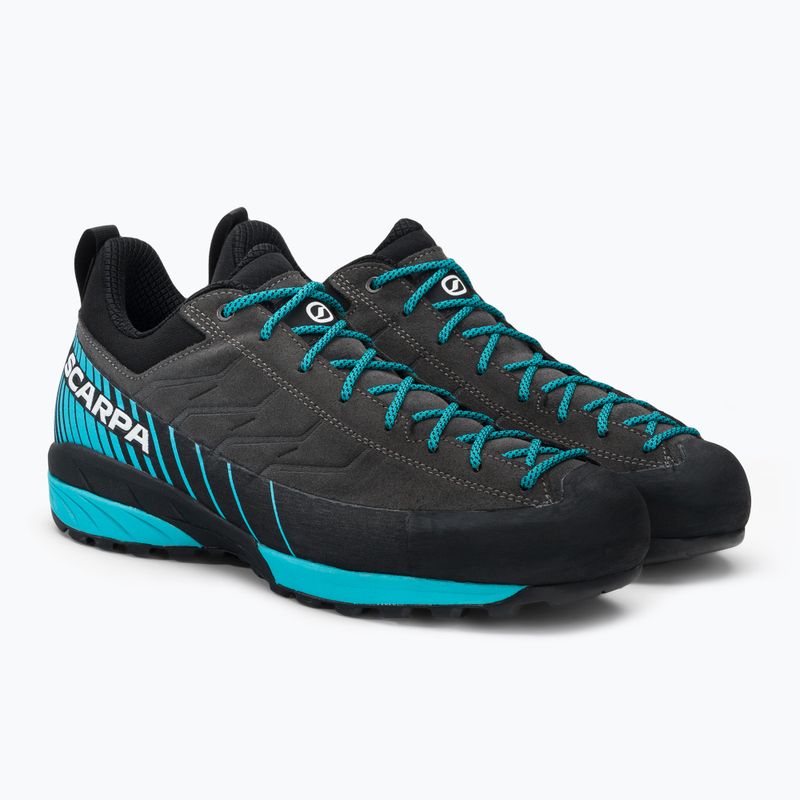 Pánske trekové topánky SCARPA Mescalito GTX black-blue 72103-200/1 4