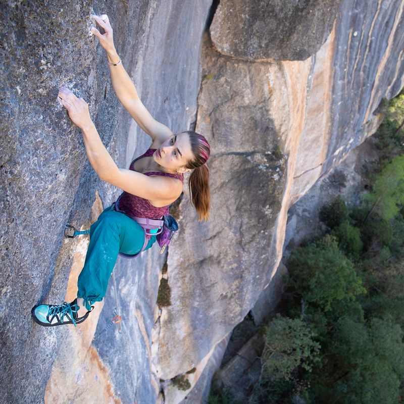 Dámske lezecké topánky SCARPA Vapor smoke/yellow 17