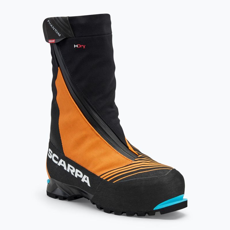 Pánske horolezecké topánky SCARPA Phantom 6000 black/bright orange