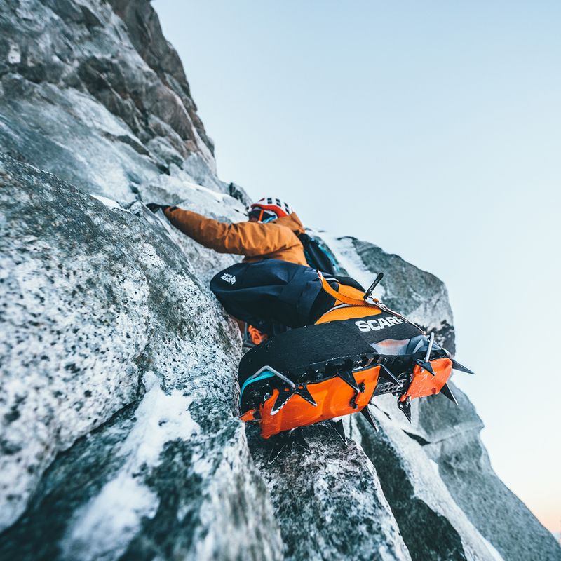 Pánske horolezecké topánky SCARPA Phantom 6000 black/bright orange 12