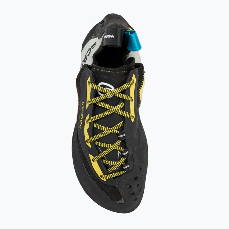 Lezecká obuv SCARPA Veloce L black/yellow 5