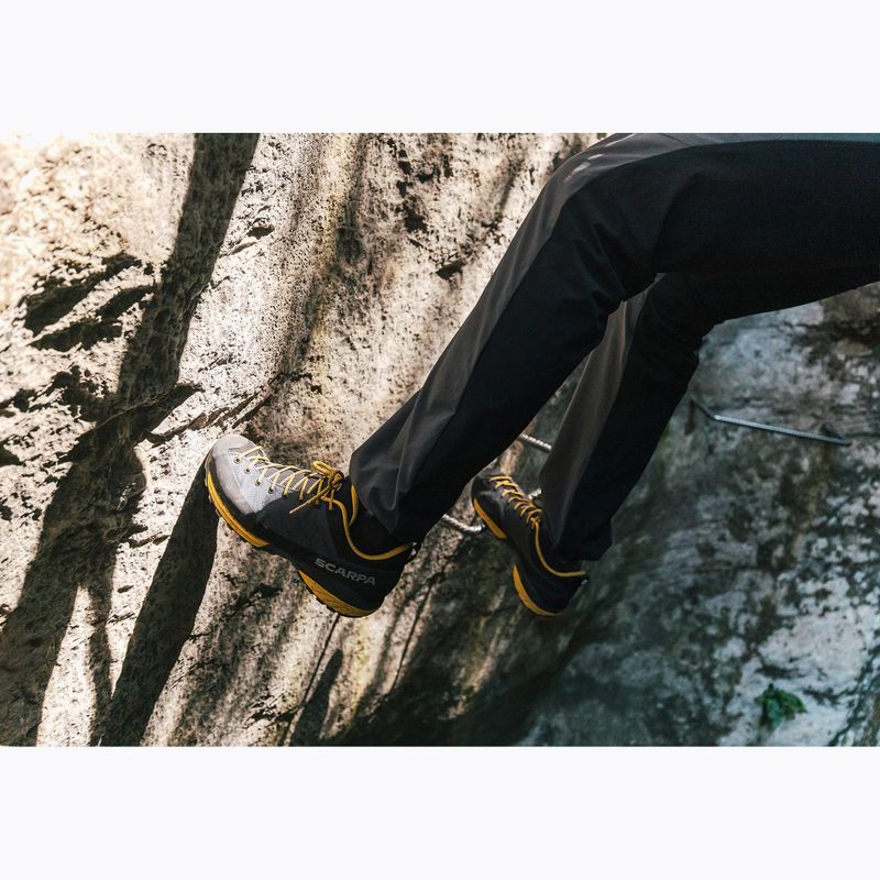 Pánske nástupové topánky SCARPA Mescalito Planet gray/curry 4