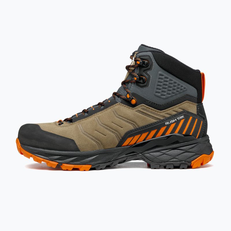 Pánske trekové topánky SCARPA Rush TRK GTX desert/mango 12