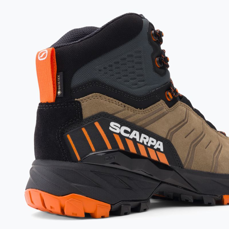 Pánske trekové topánky SCARPA Rush TRK GTX desert/mango 9