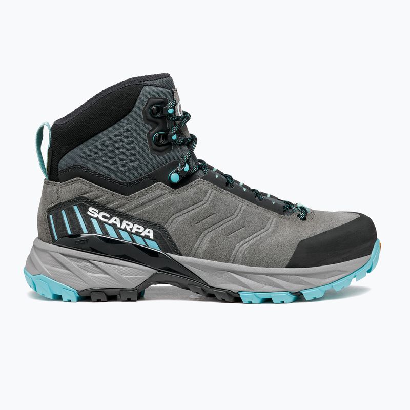 Dámske trekové topánky SCARPA Rush TRK GTX midgray/aqua 9