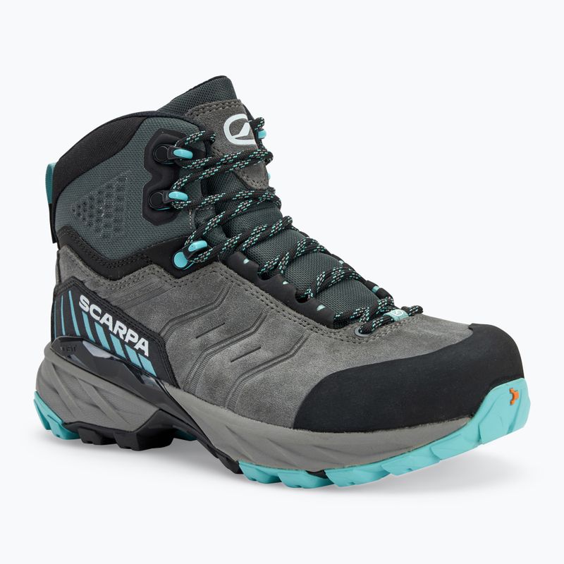 Dámske trekové topánky SCARPA Rush TRK GTX midgray/aqua