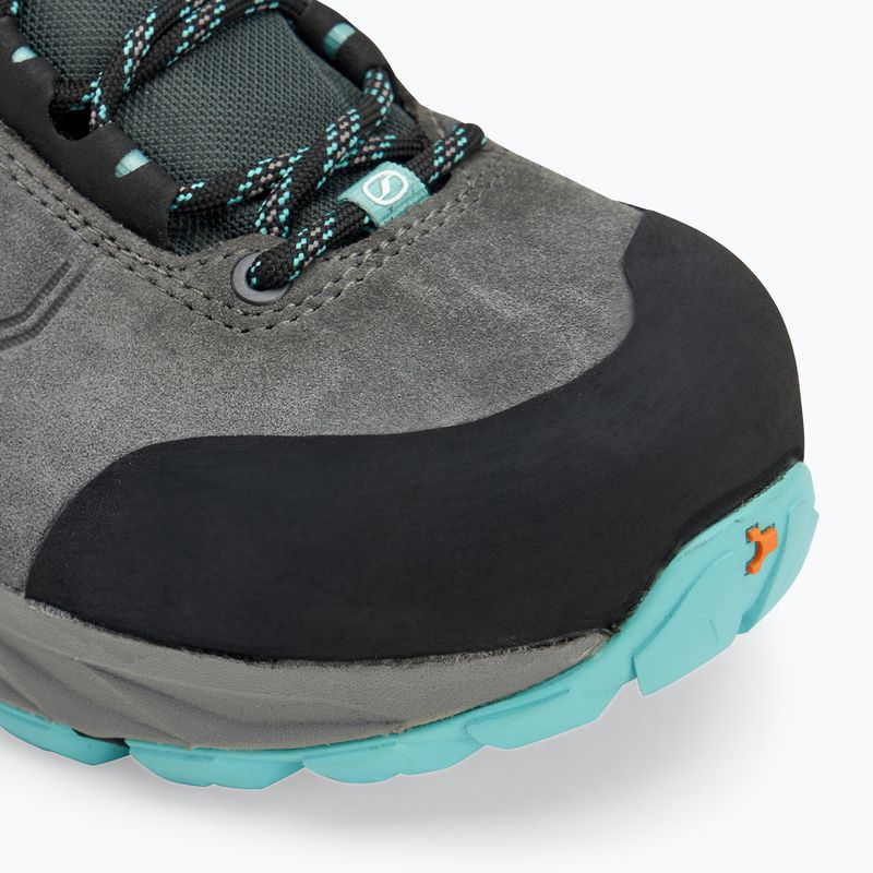 Dámske trekové topánky SCARPA Rush TRK GTX midgray/aqua 7