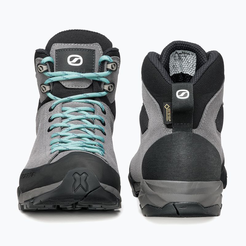 Dámske trekové topánky SCARPA Mojito Hike GTX smoke/jade 11