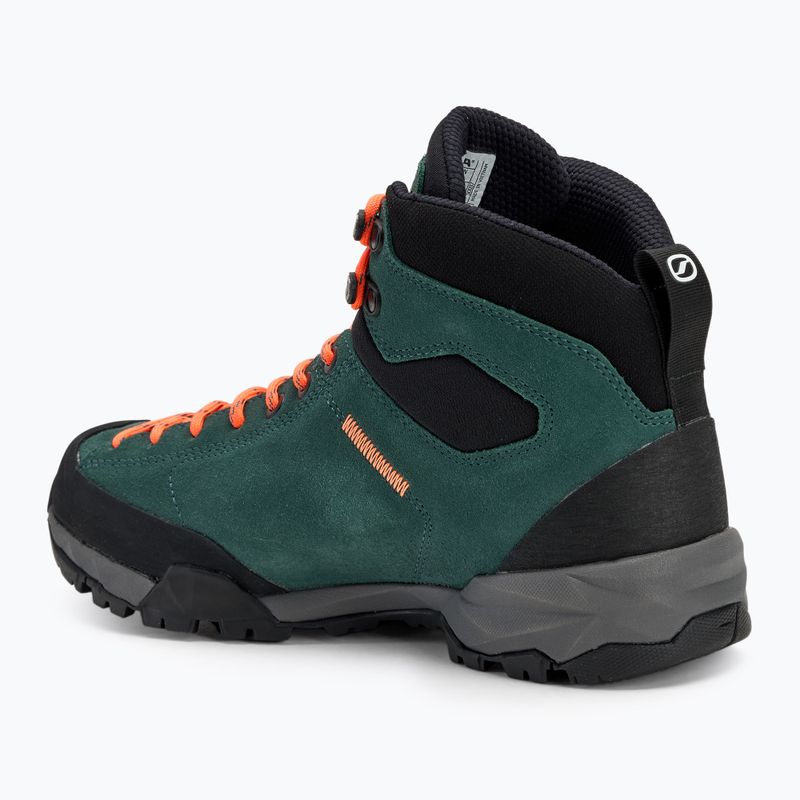 Dámske trekové topánky SCARPA Mojito Hike GTX botanic green/orange pop 3