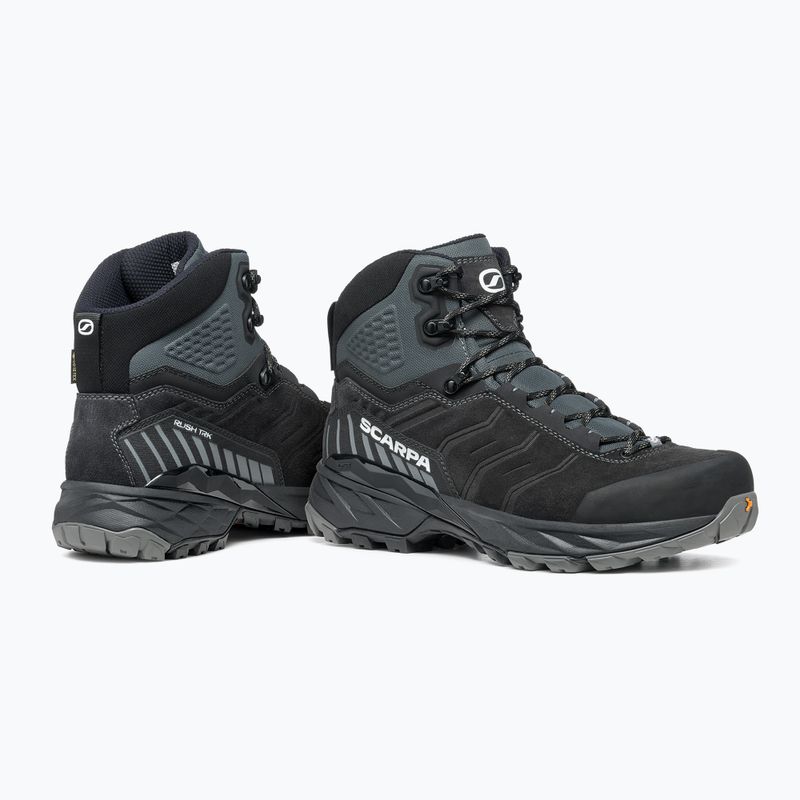 Pánske trekingové topánky SCARPA Rush TRK GTX dark anthracite/black 11