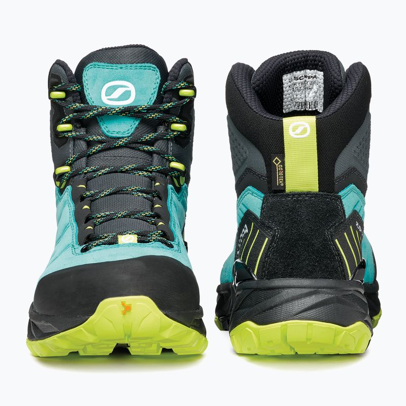 Dámske trekové topánky SCARPA Rush TRK GTX ceramic/sunny lime 14