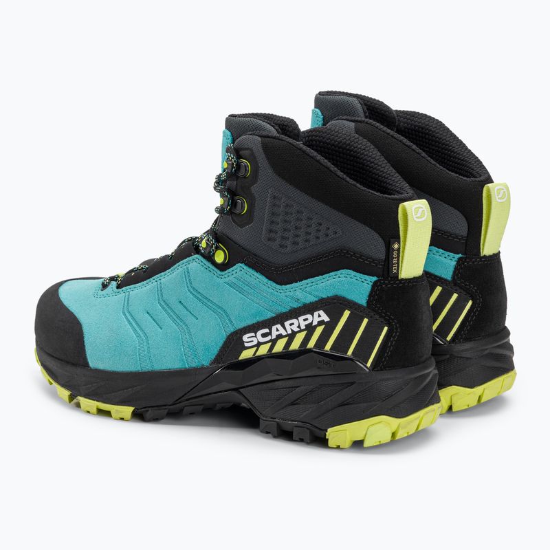 Dámske trekové topánky SCARPA Rush TRK GTX ceramic/sunny lime 3