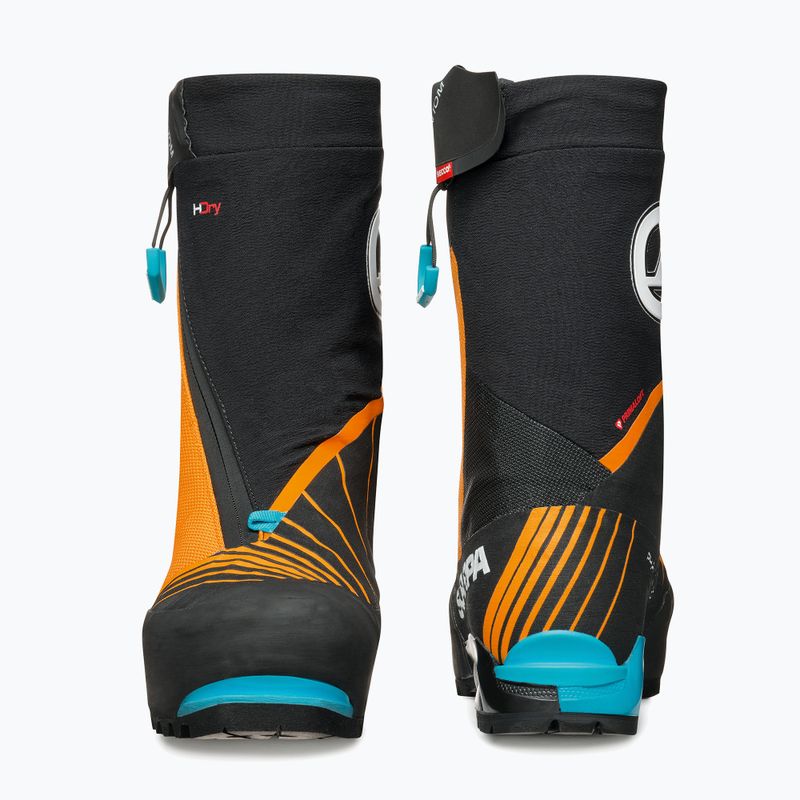 Scarpa Phantom Tech HD black/bright orange pánske vysokohorské topánky 10