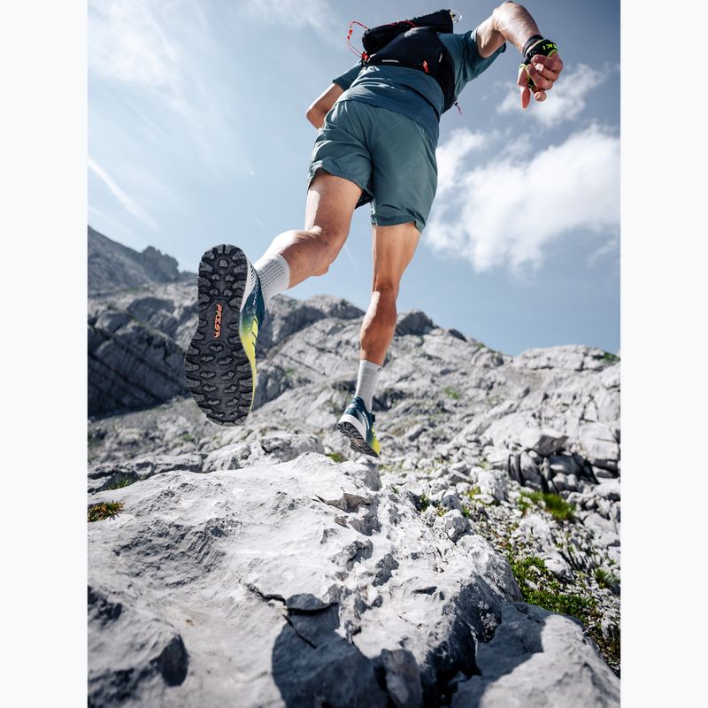 Pánska bežecká obuv SCARPA Ribelle Run Calibre HT lime green/deep lagun 5