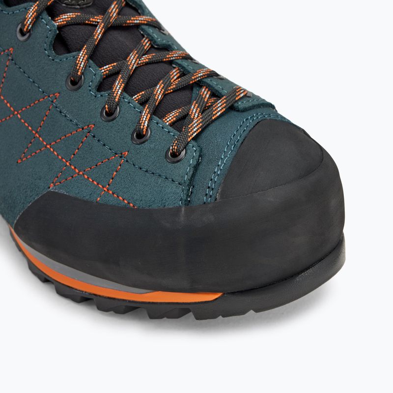 Pánska prístupová obuv SCARPA Zodiac TRK GTX petrol/rust orange 7