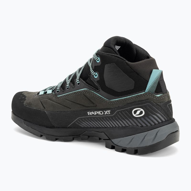Dámske nástupové topánky SCARPA Rapid XT Mid GTX shark/aqua 3