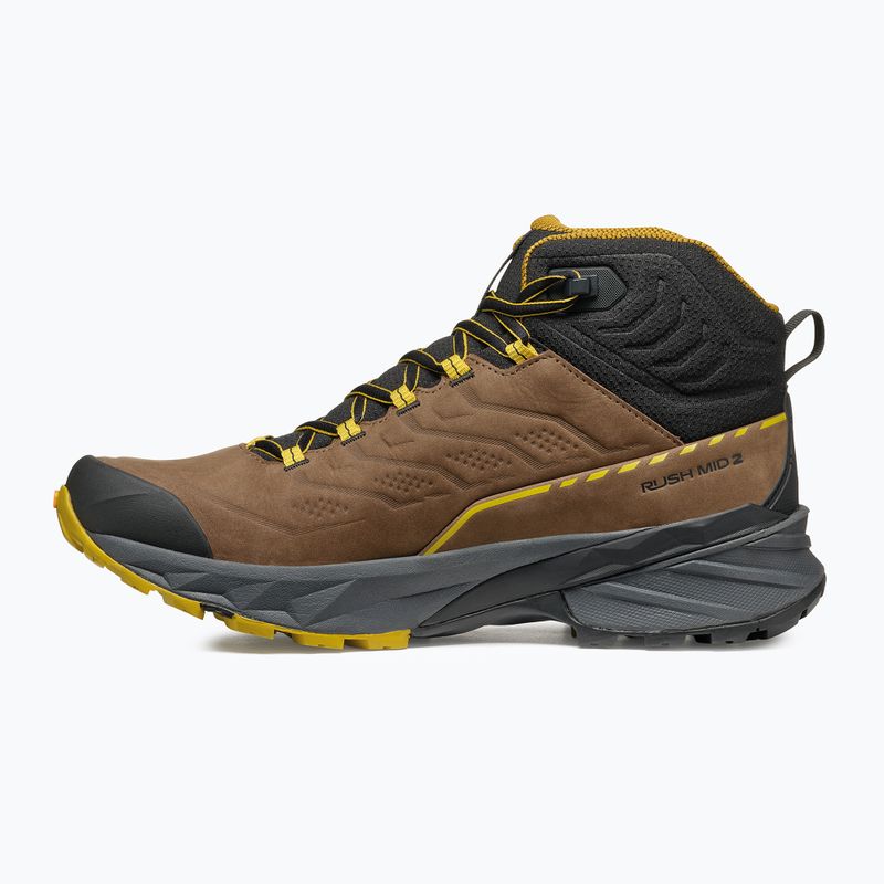 Pánske turistické topánky SCARPA Rush 2 Pro Mid GTX brown/sulphur 3