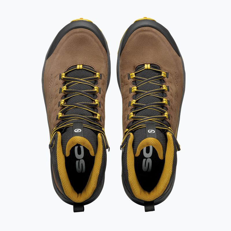 Pánske turistické topánky SCARPA Rush 2 Pro Mid GTX brown/sulphur 5