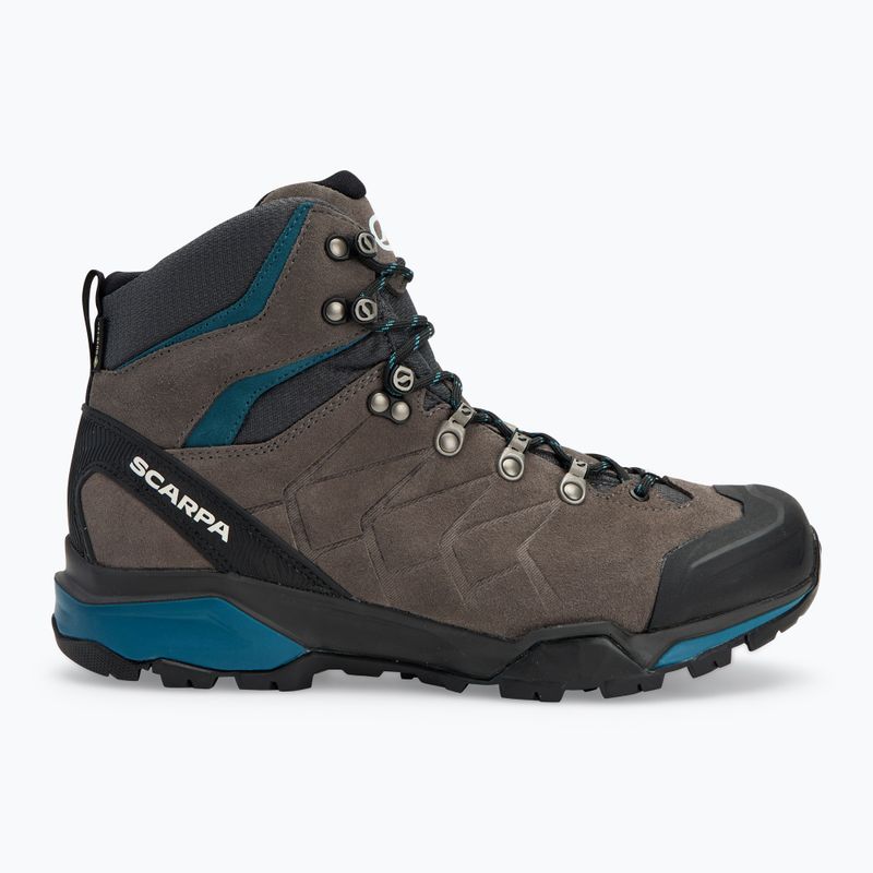 Pánske trekové topánky SCARPA ZG Trek GTX titanium/lake blue 2