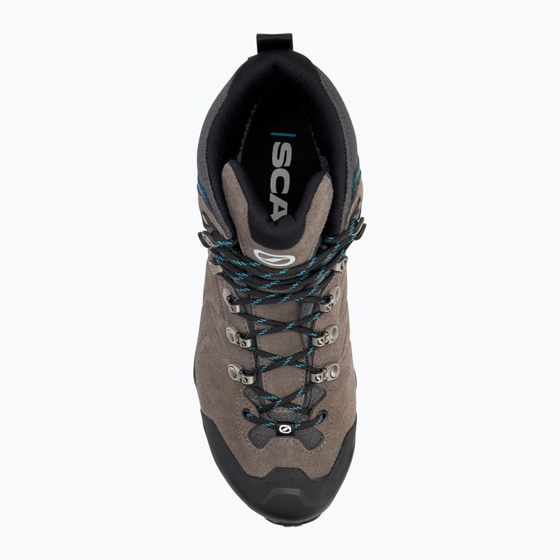 Pánske trekové topánky SCARPA ZG Trek GTX titanium/lake blue 5