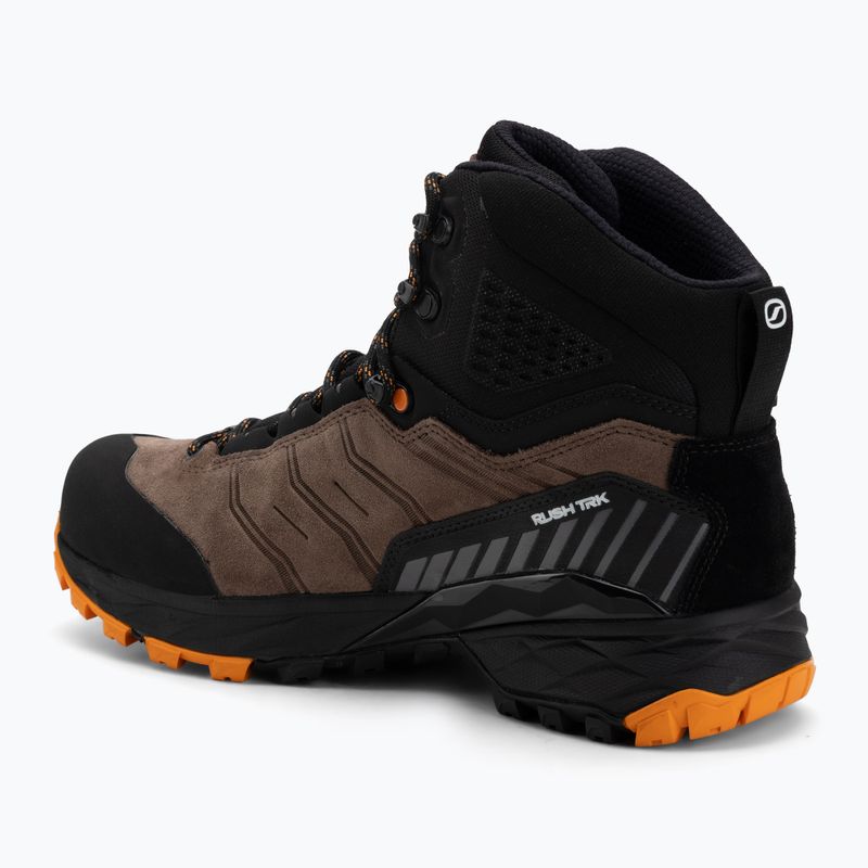 Pánske trekingové topánky SCARPA Rush TRK GTX brown/orange 3
