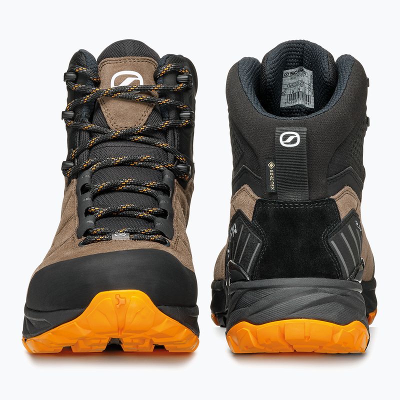 Pánske trekingové topánky SCARPA Rush TRK GTX brown/orange 12