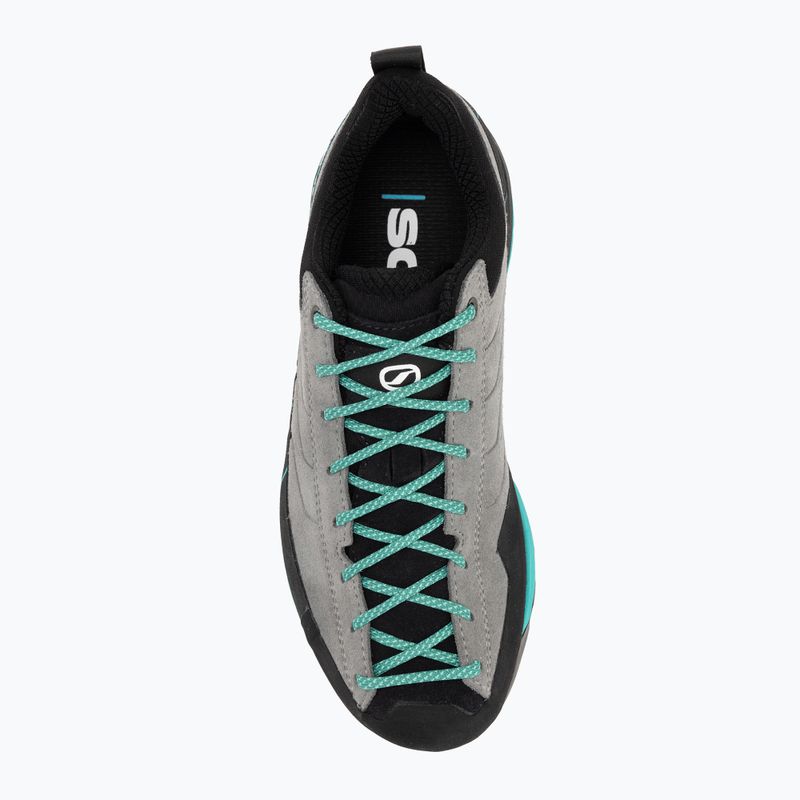 Dámska prístupová obuv SCARPA Mescalito smoke/tropical green 5