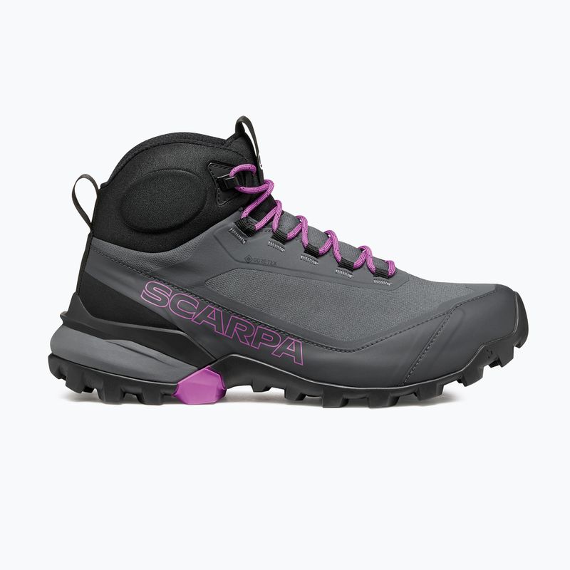 Dámske trekingové topánky SCARPA Ribelle Cross 2 Mid GTX dark gray/purple 2