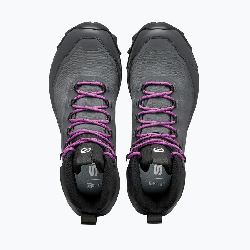 Dámske trekingové topánky SCARPA Ribelle Cross 2 Mid GTX dark gray/purple 5