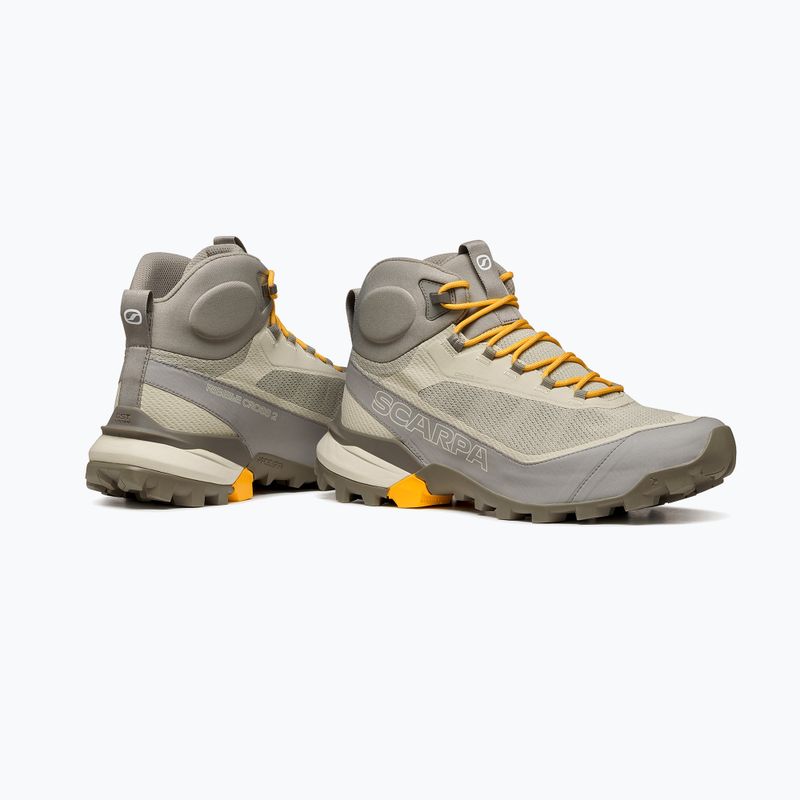 Pánske turistické topánky SCARPA Ribelle Cross 2 Mid ridge/saffron 4