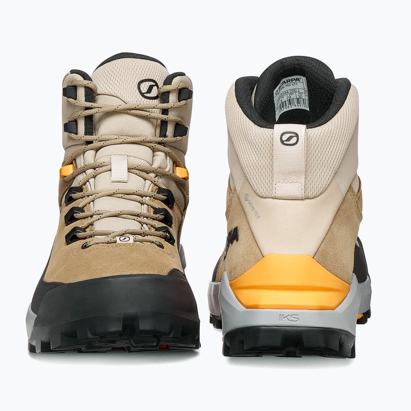 Pánske turistické topánky SCARPA Mustang Trekking GTX desert/mango 4
