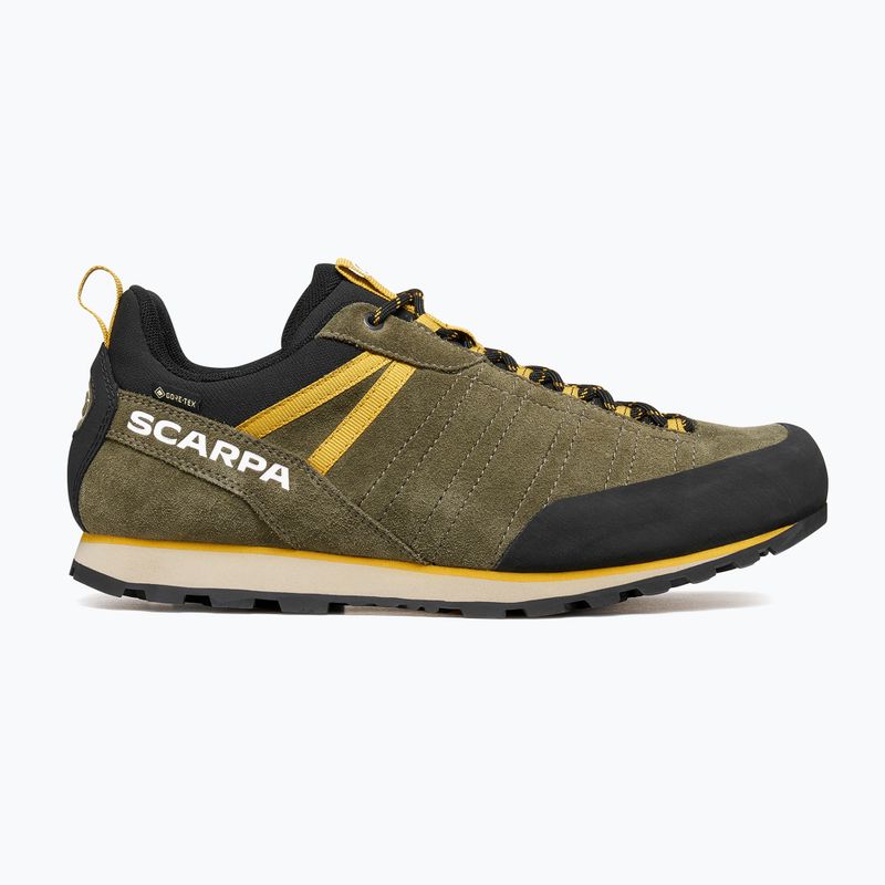 Pánske turistické topánky SCARPA Crux 2 GTX kalamata/lemon curry 2