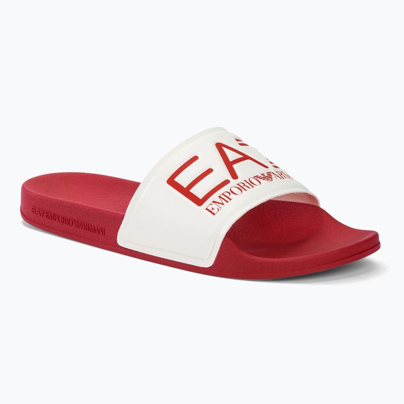 Šľapky EA7 Emporio Armani Water Sports Visibility salsa/white