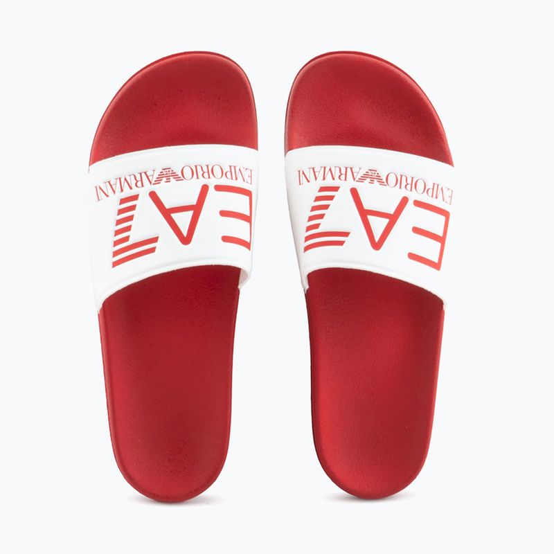 Šľapky EA7 Emporio Armani Water Sports Visibility salsa/white 12