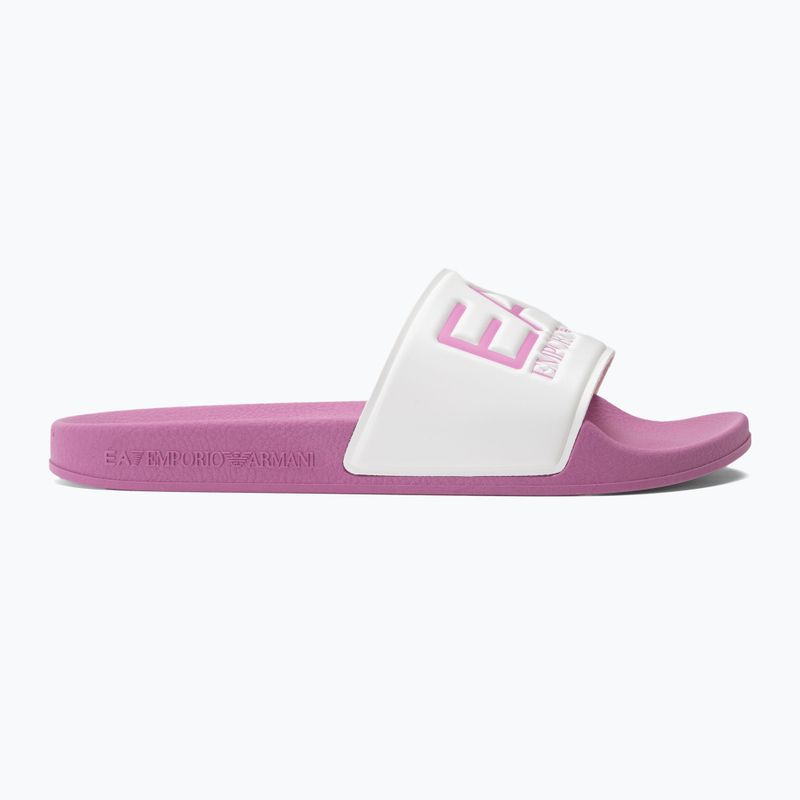 Šľapky EA7 Emporio Armani Water Sports Visibility cyclamen/white 2