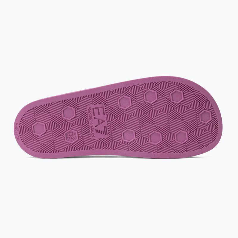 Šľapky EA7 Emporio Armani Water Sports Visibility cyclamen/white 4