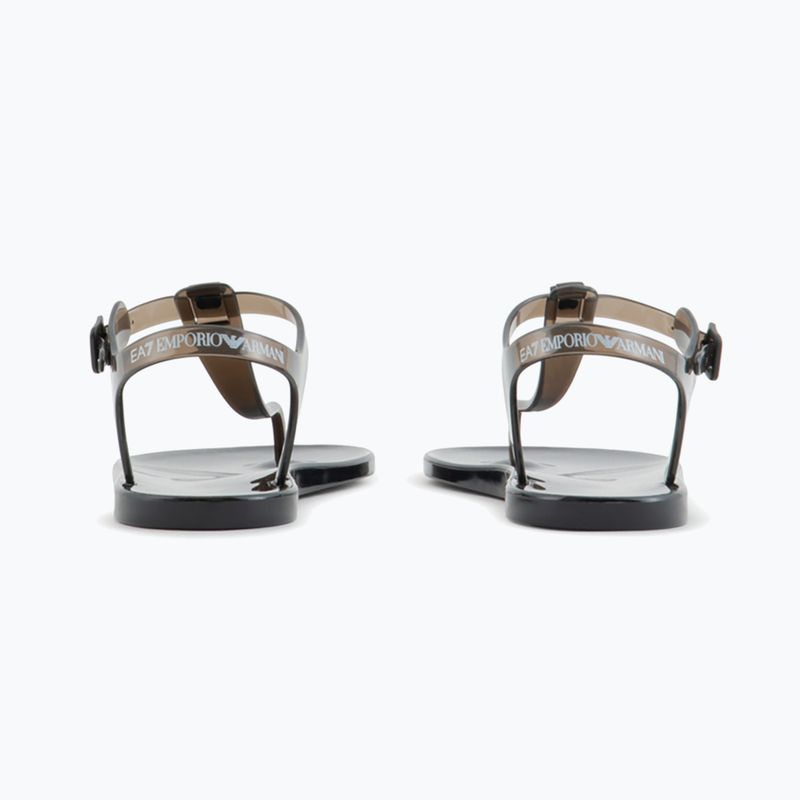 Dámske sandále EA7 Emporio Armani Water Sports Jelly Graphic monogram black graphic/black logo 3