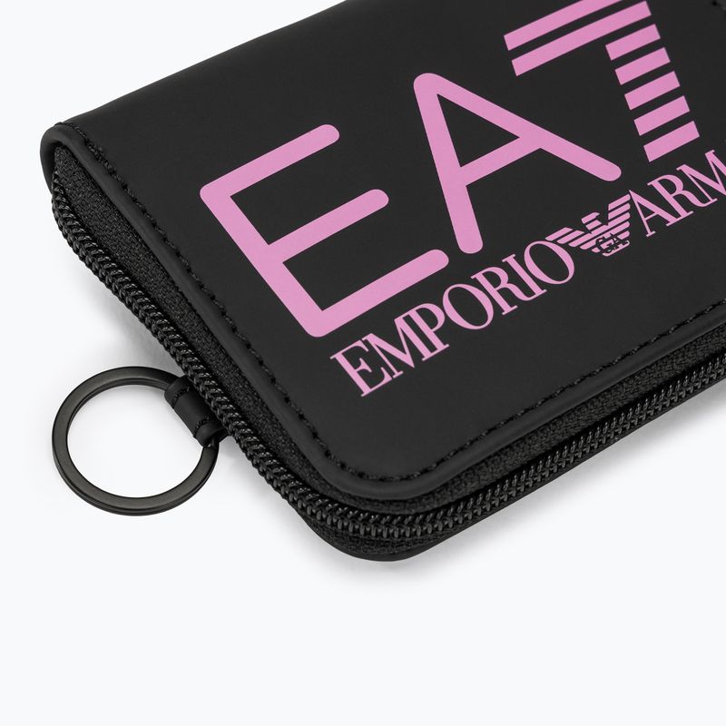 Peňaženka EA7 Emporio Armani Train Zip Around black/cyclamen 3