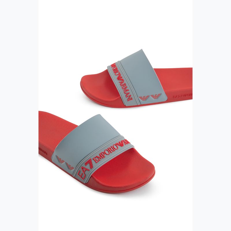 Šľapky EA7 Emporio Armani Water Sports Tape Slide salsa/griffin 6