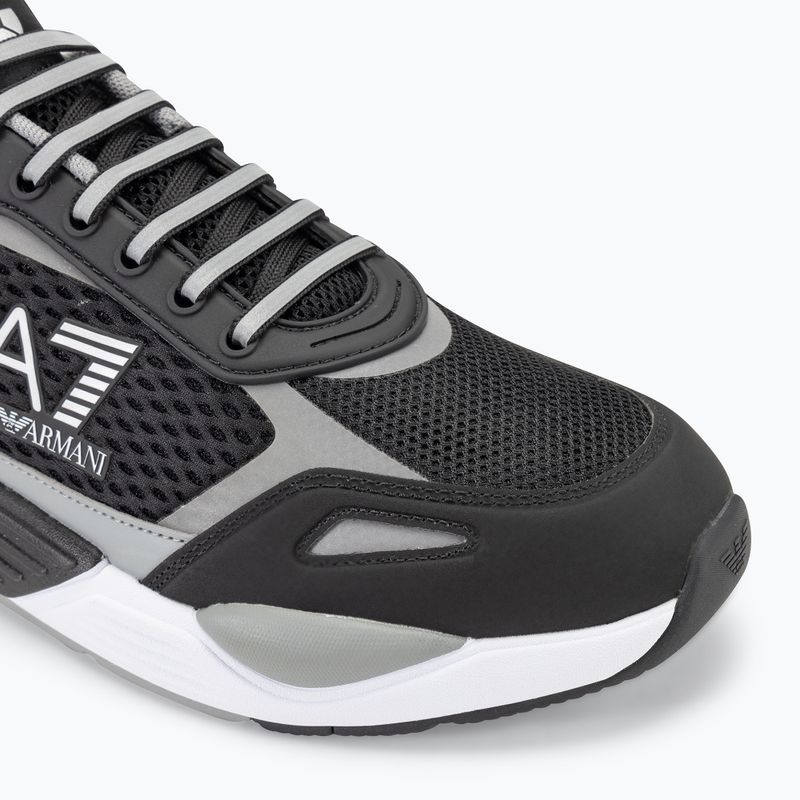 EA7 Emporio Armani Ace Runner Mesh black/ silver topánky 7