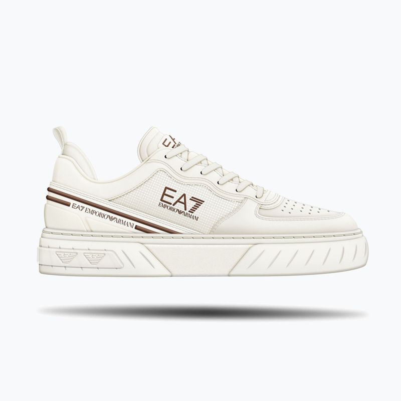 Obuv EA7 Emporio Armani Summer Court triple off white/tan 8