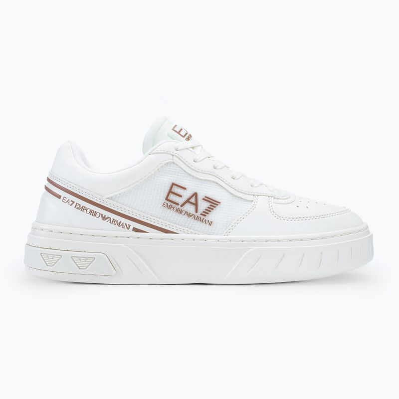 Obuv EA7 Emporio Armani Summer Court triple off white/tan 2