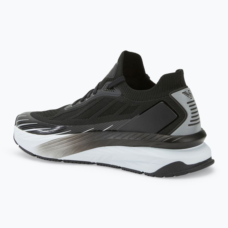 Topánky EA7 Emporio Armani Crusher Sonic Knit black/ silver 3