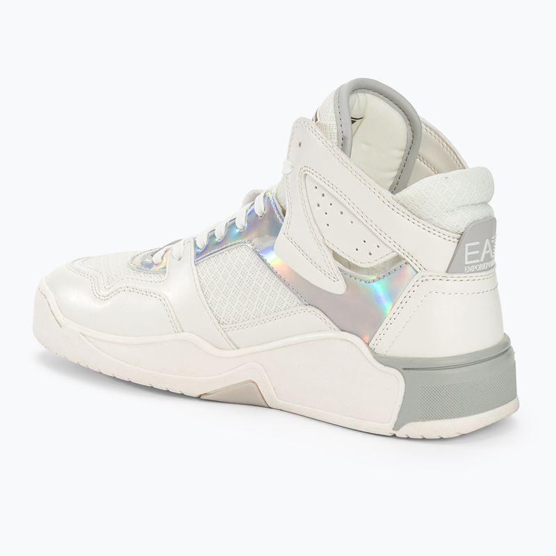 Obuv  EA7 Emporio Armani Basket Mid white/iridescent 3