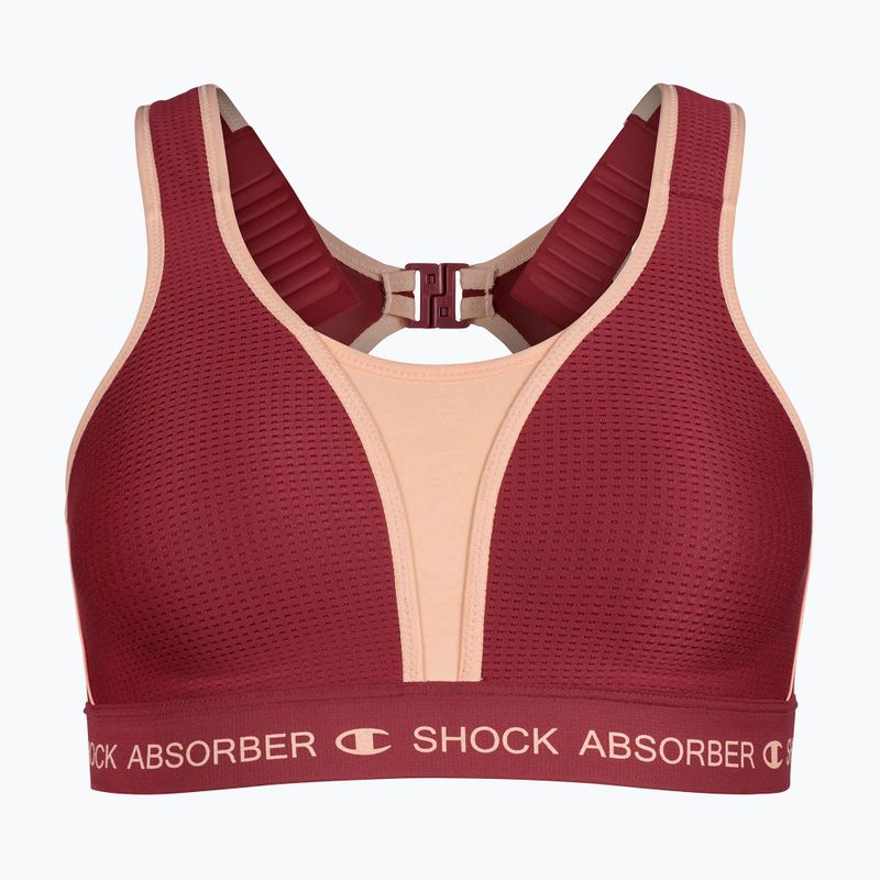 Tréningová podprsenka Shock Absorber Ultimate Run Bra Padded tibetán red 6