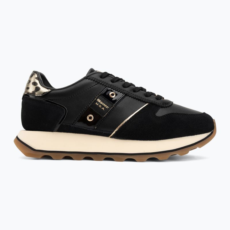Dámske topánky Blauer USA F6MILLS01 black/leopard 2