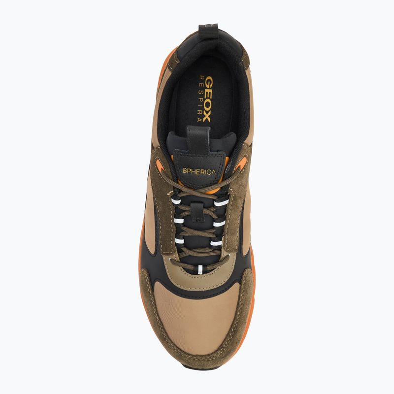 Pánske topánky Geox Spherica ™ ECUB-4 military/orange 5