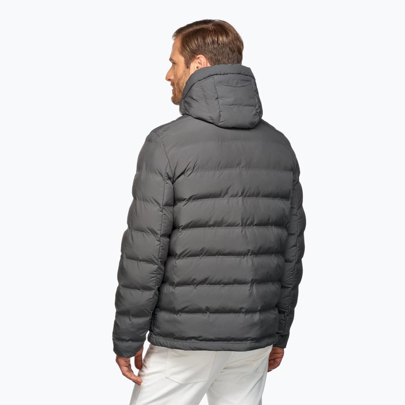 Pánska zateplená bunda Geox Spherica™ Parka asphalt 2