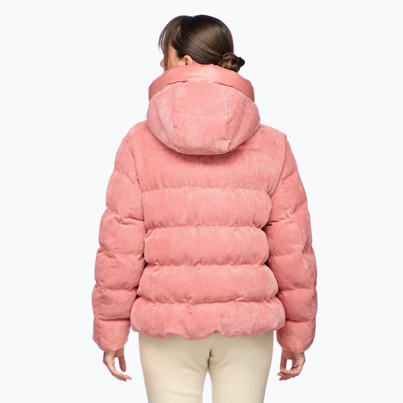 Dámska zateplená bunda Geox Loisia Parka dusty rose 2